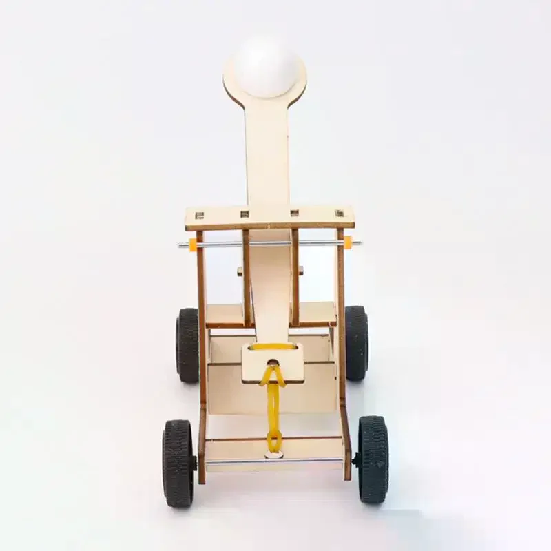 1 مجموعة مجموعة تجربة العلوم والتعليم نموذج اللعب علوم الفيزياء وسائل تعليمية للأطفال هدية DIY لعبة المنجنيق #1