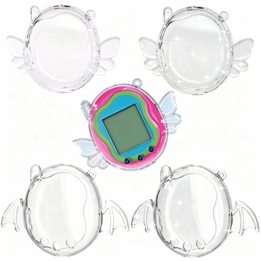 Clear Design Protective Case Anti Scratch PC Protective Cover Full Body Protection Smooth Edges for Tamagotchi Uni
