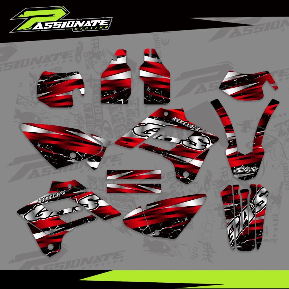 For GAS GAS GasGas EC 125 250 300 450 2003 2004 2005 2006 Graphics Decals Stickers Motorcycle Background