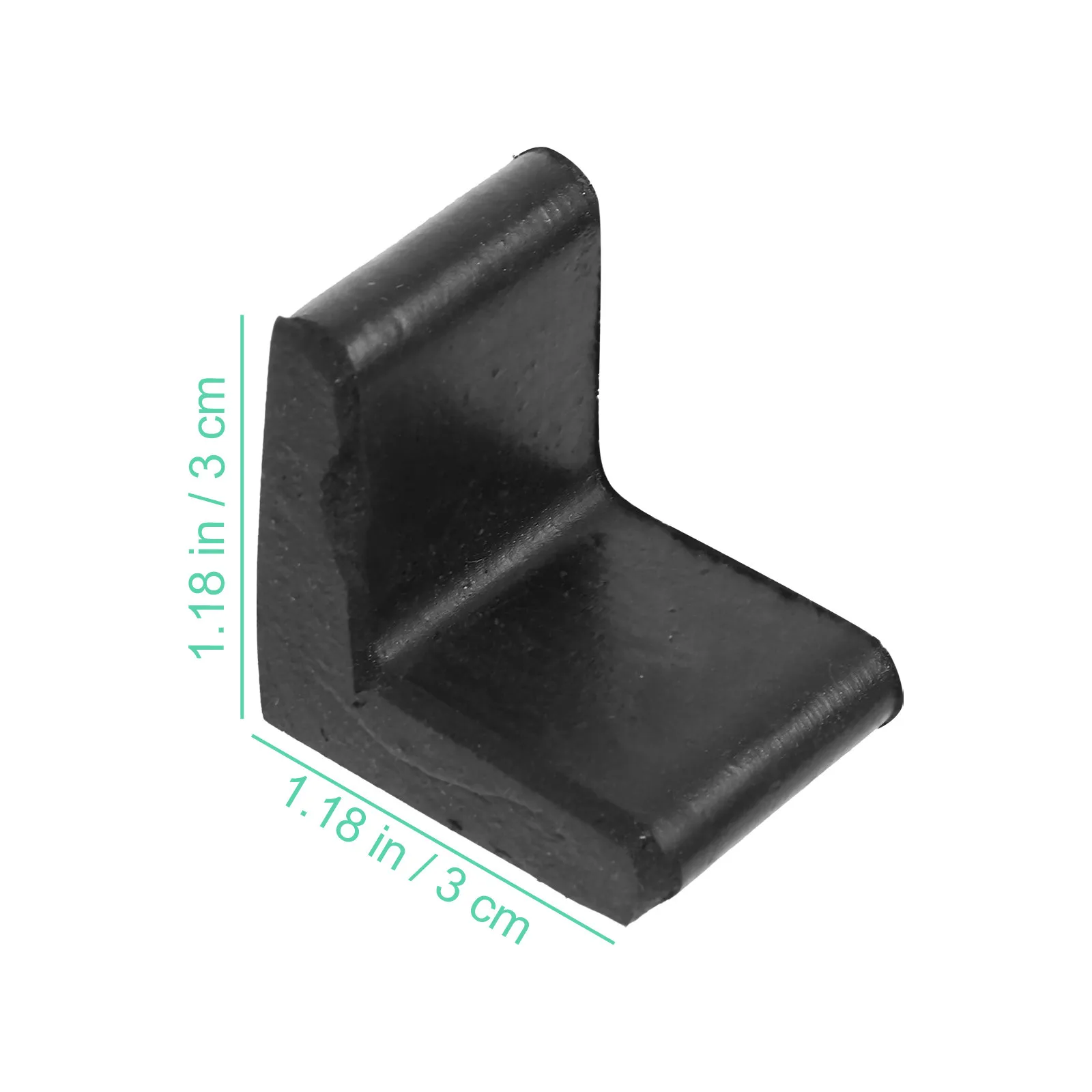 Furniture Grip Pads for Chair Leg Cap Covers Caps Black Rubber Stool Floor Protectors