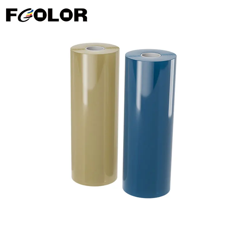 Fcolor Clear 42CM Roll to Roll UV DTF Transfer AB Film Direct to Phone Case Mug Glass Crystal Label Sticker for UV DTF Printer