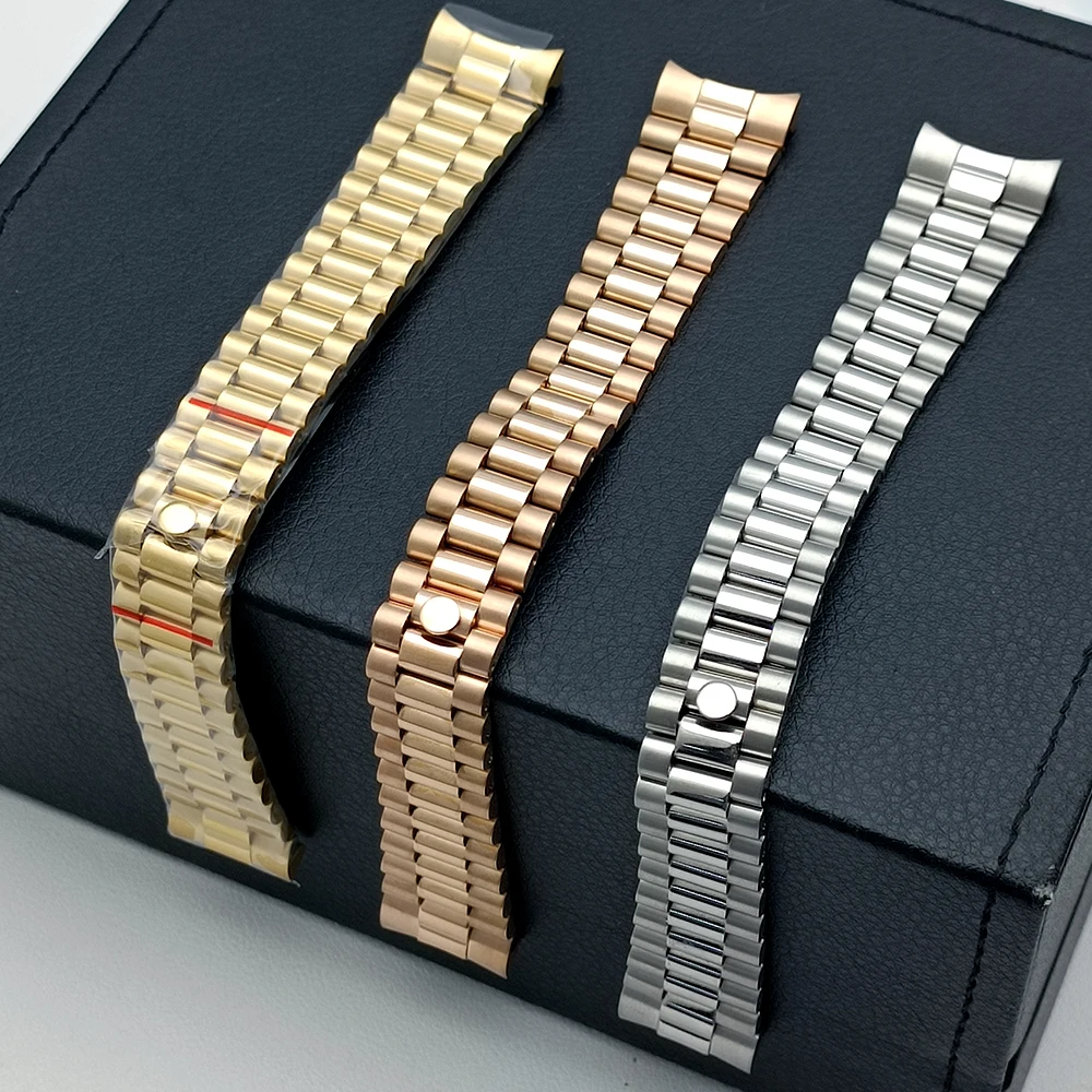 

20mm Width Watch Band Full Solid bracelet Watch Accessories Stainless Steel Watch Strap Watch Part