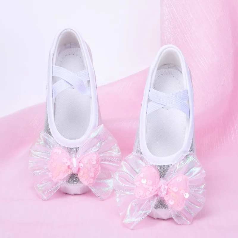 

Балетные туфли для танцев для девочек и взрослых, аксессуары для балета, современные танцевальные туфли для девочек, балетки с бантом, разноцветные