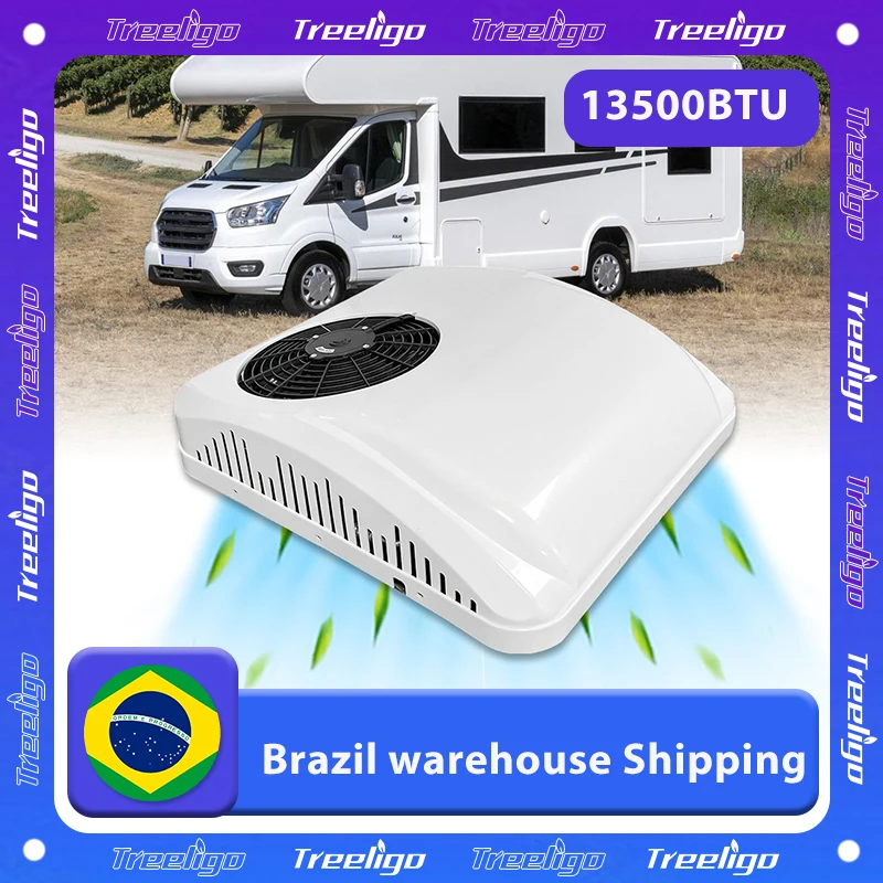 

13500BTU RV Roof Air Conditioner 24V/12V Cool And Heat for Camper Van Truck Motorhome Caravan Bus Boat with Remote Control