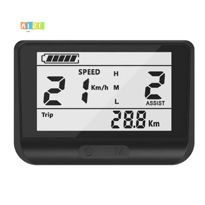 A12E-E-Bike LCD 760S Display For UART Protocol 5Pin Female Plug For BAFANG BBS01B BBS 02B BBSHD Mid Drive Motor