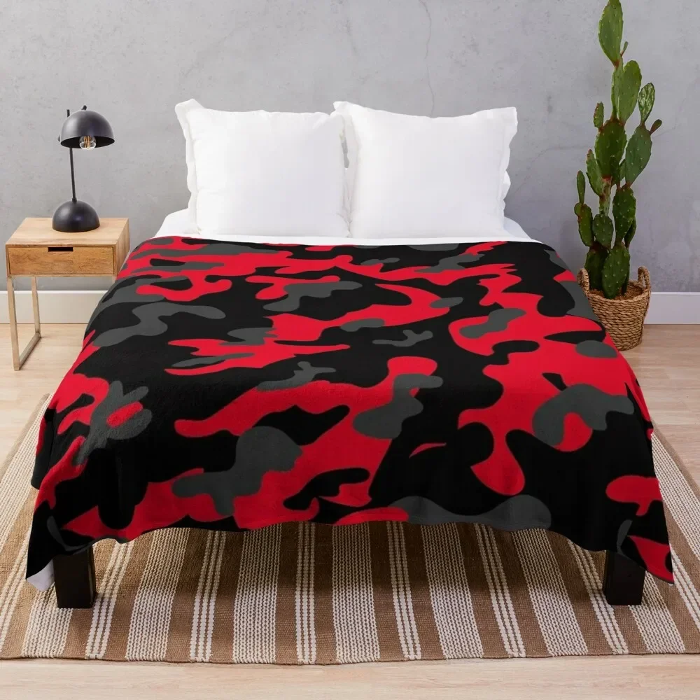 

red camo Throw Blanket Extra Large Throw Blankets For Sofas Cute For Sofa Thin Blankets