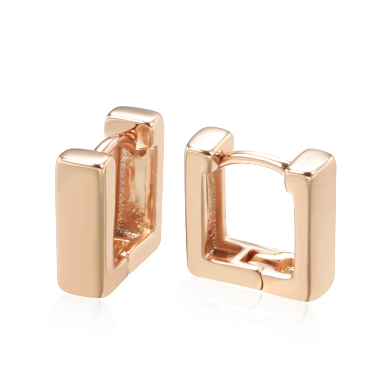 JULYDREAM Minimalist Hollow Square Geometric Thicker Hoop Earrings Gold Color Trendy Women Dangle Jewelry Girl Daily Accessories