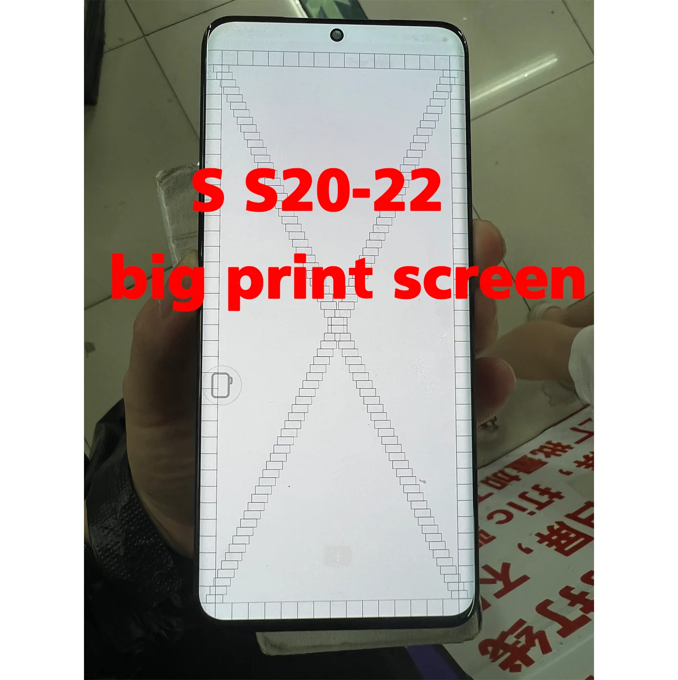 Tested NEW AMOLED Dead pixel Line burn For SAMSUNG S20 G980 G980F SM-G981B SM-G981F LCD Display Touch Screen Digitizer No Frame