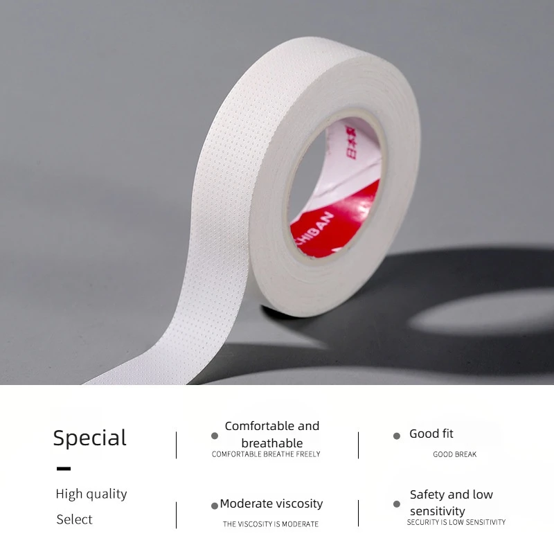 10pcs เกรดทางการแพทย์ Breathable เทปสําหรับ Eyelash EXTENSION โดยไม่ระคายเคืองญี่ปุ่น Lash เทปหลุม Sensitive Skin Lash เทป