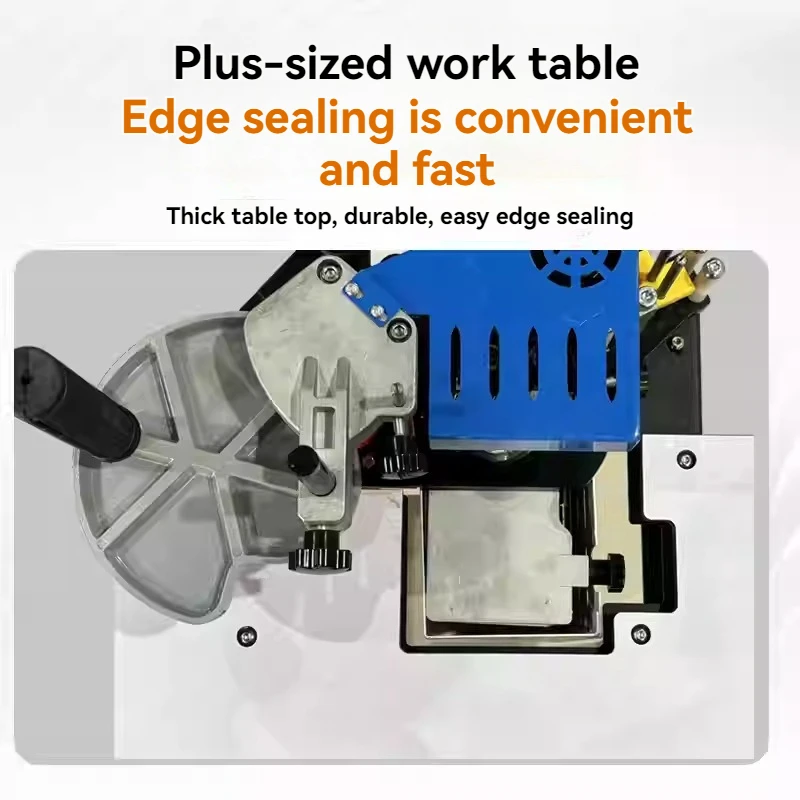1100W Woodworking Edge Banding Machine Manual Edge Pressing Machine Wood Straight And Curved Edge Banding Equipment
