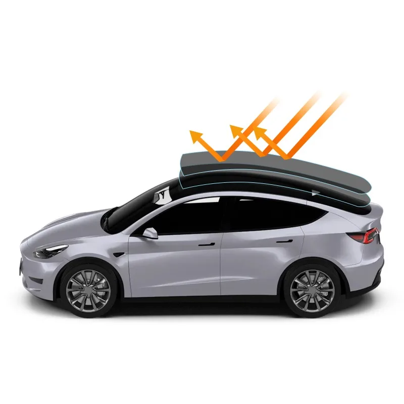 Automobile sunroof thermal insulation film, metal layer high bonding, anti-removal, anti-foaming, high temperature