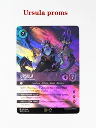 Lorcana Proxy 4 folyo ursula promos kartları TCG oyun kartları