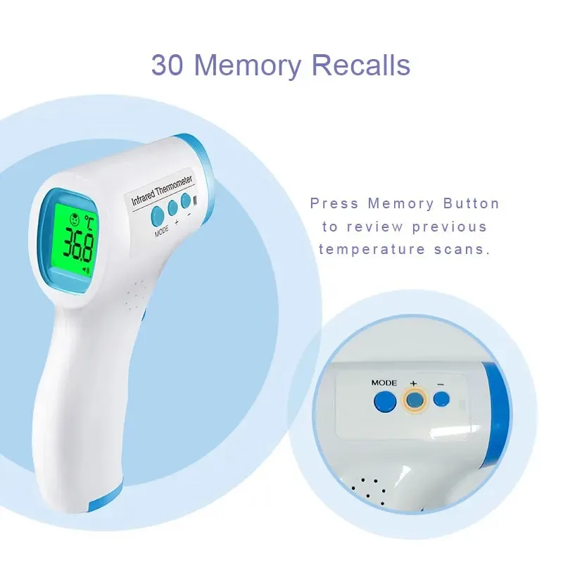 1PC Digital Medical Infrared Thermometer Forehead Temperature Gun Household Specific Precise Thermometer For Infants Baby Kit