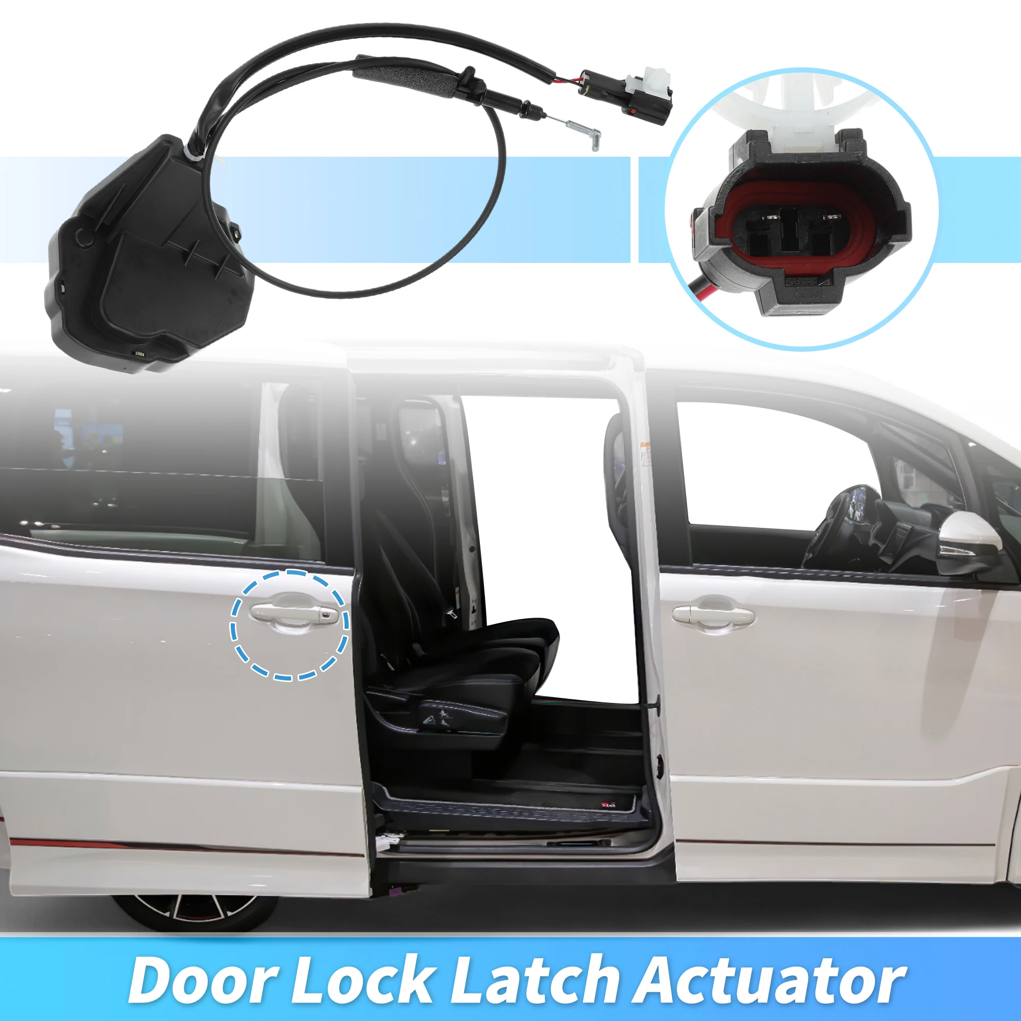 

UXCELL Rear Right Sliding Door Lock Actuator Latch Mechanism for Kia Sedona 06-2014 for Hyundai Entourage Right Passenger