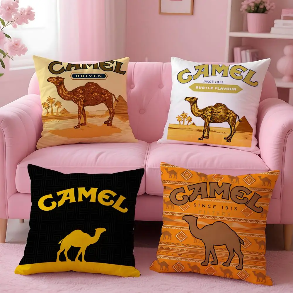 cigarette Camel Cushion Cover Cushion Cover Set 4Pcs 50x50 45x45 40x40 Pillowcase Decorative Sofa Home Decor