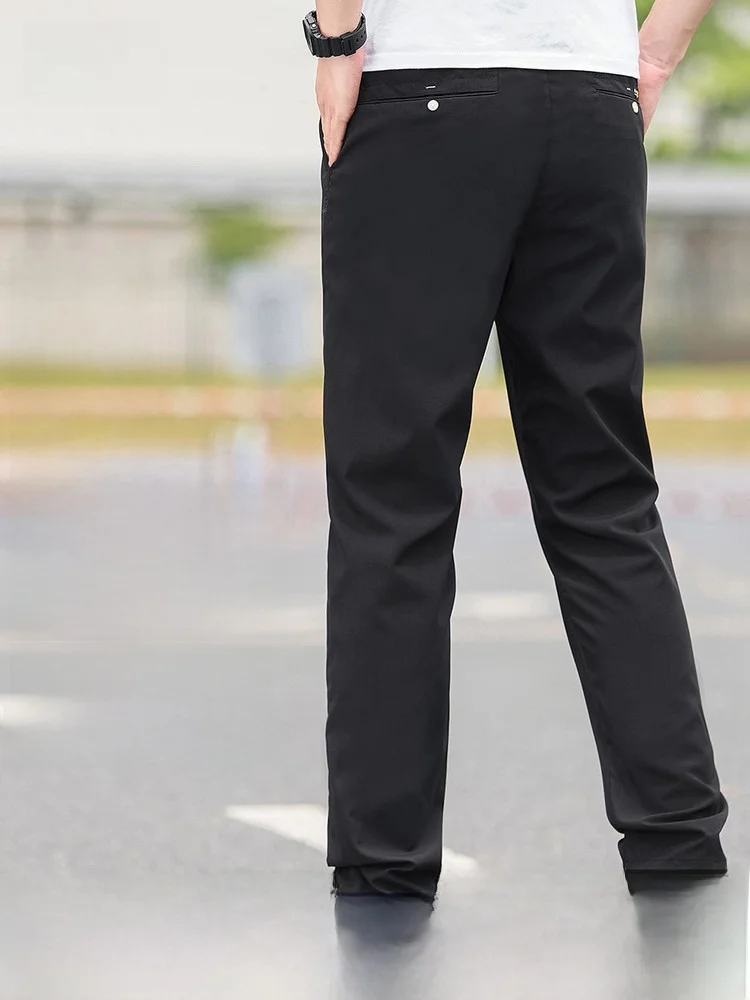 

Snow Flng 2026 Men's Casual Pants Slim Fit Outdoor Faionable Lightweight Busin Straight Leg Zipper ket Leisure Trou...