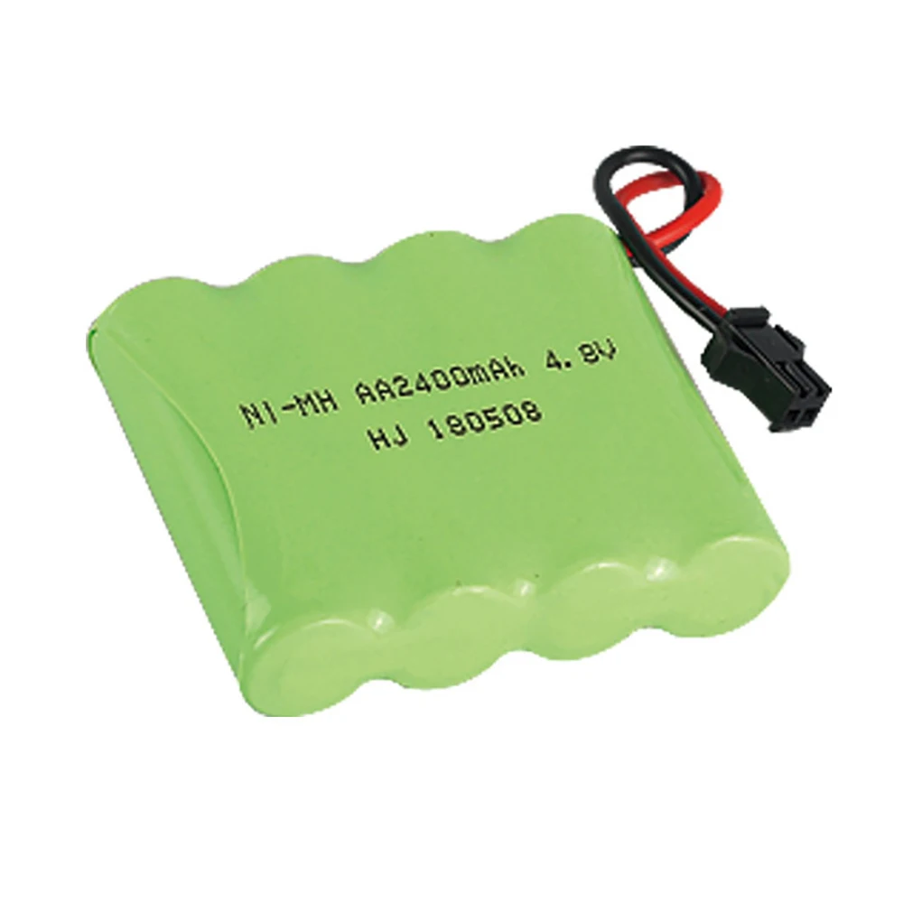 Batería NiMh AA de alta velocidad, 2400mah, 4,8 v, para juguetes Rc, coches, tanques, robots, barcos, pistolas, instalaciones de iluminación, juguetes Rc, batería recargable