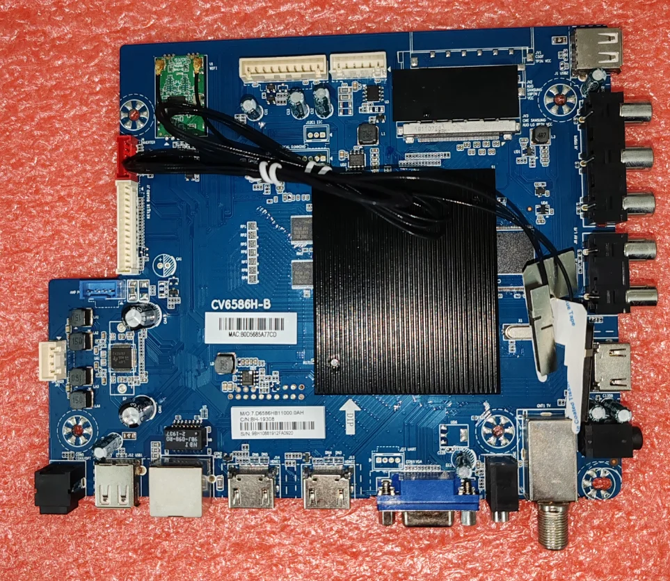 CV6586H-B WiFi network 4K TV motherboard  Physical photos, tested well