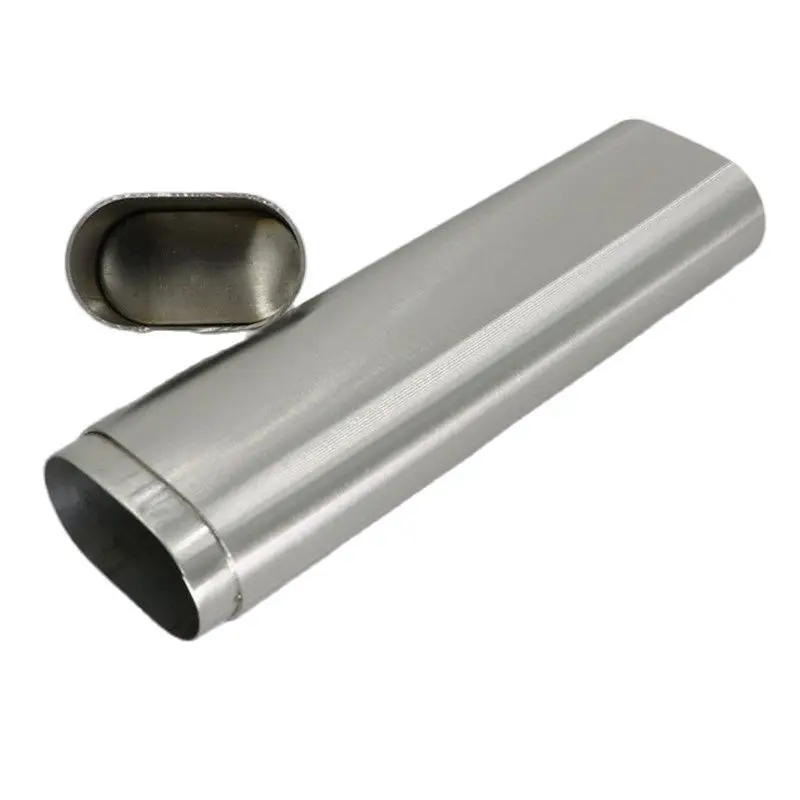 Portable Stainless Steel Cigar Case, Storage Tube, Travel, Metal, Tobacco, Humidor, Smoking Accessories, 1Pc