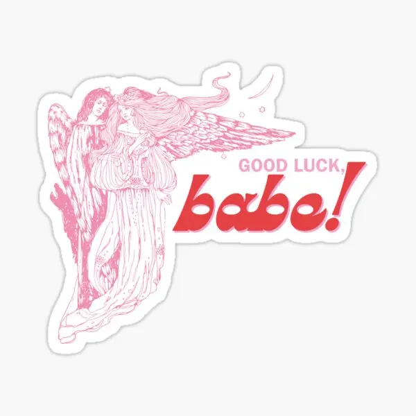 Good Luck Babe  5PCS Stickers for Window Home Car Luggage Decor  Water Bottles Funny Background Bumper Art Laptop Print Stickers