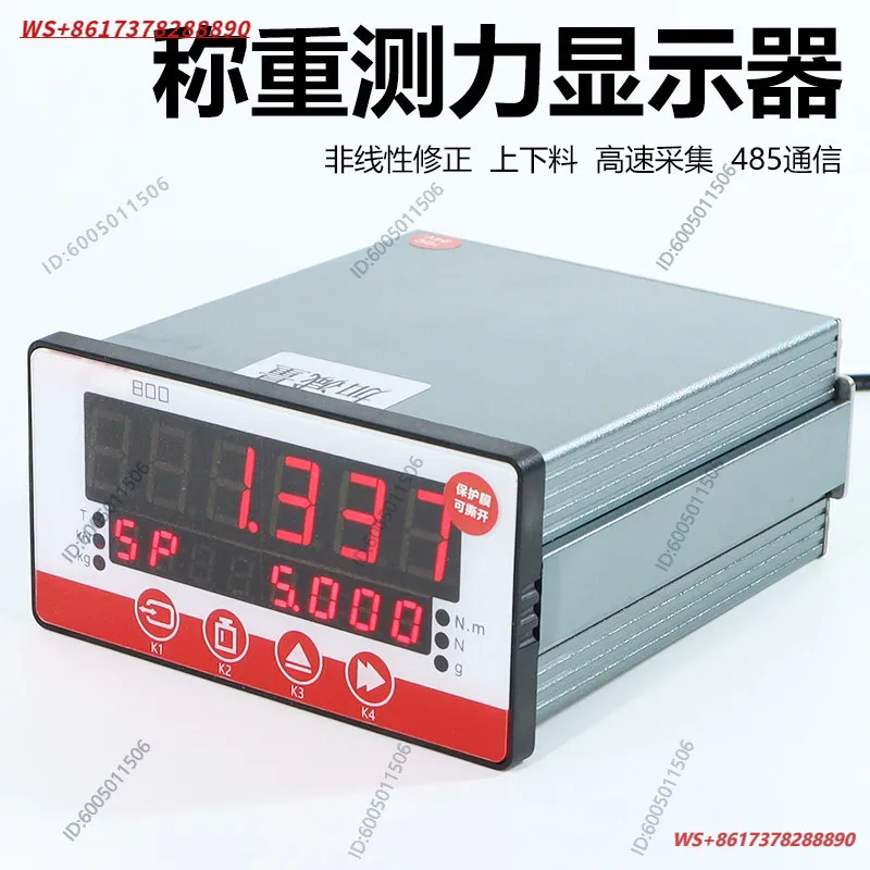 Anti-interference  Display Controller Force Meter, Quantitative Increase and  Controller 485 Communication Batching 800