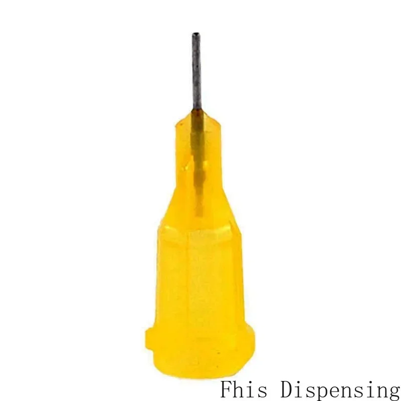 

23G 1/4 Inch W/ISO Standard Precision Passivated S.S Dispense Tip with PP Safetylok Hub Glue Dispensing Needle Pack of 1000