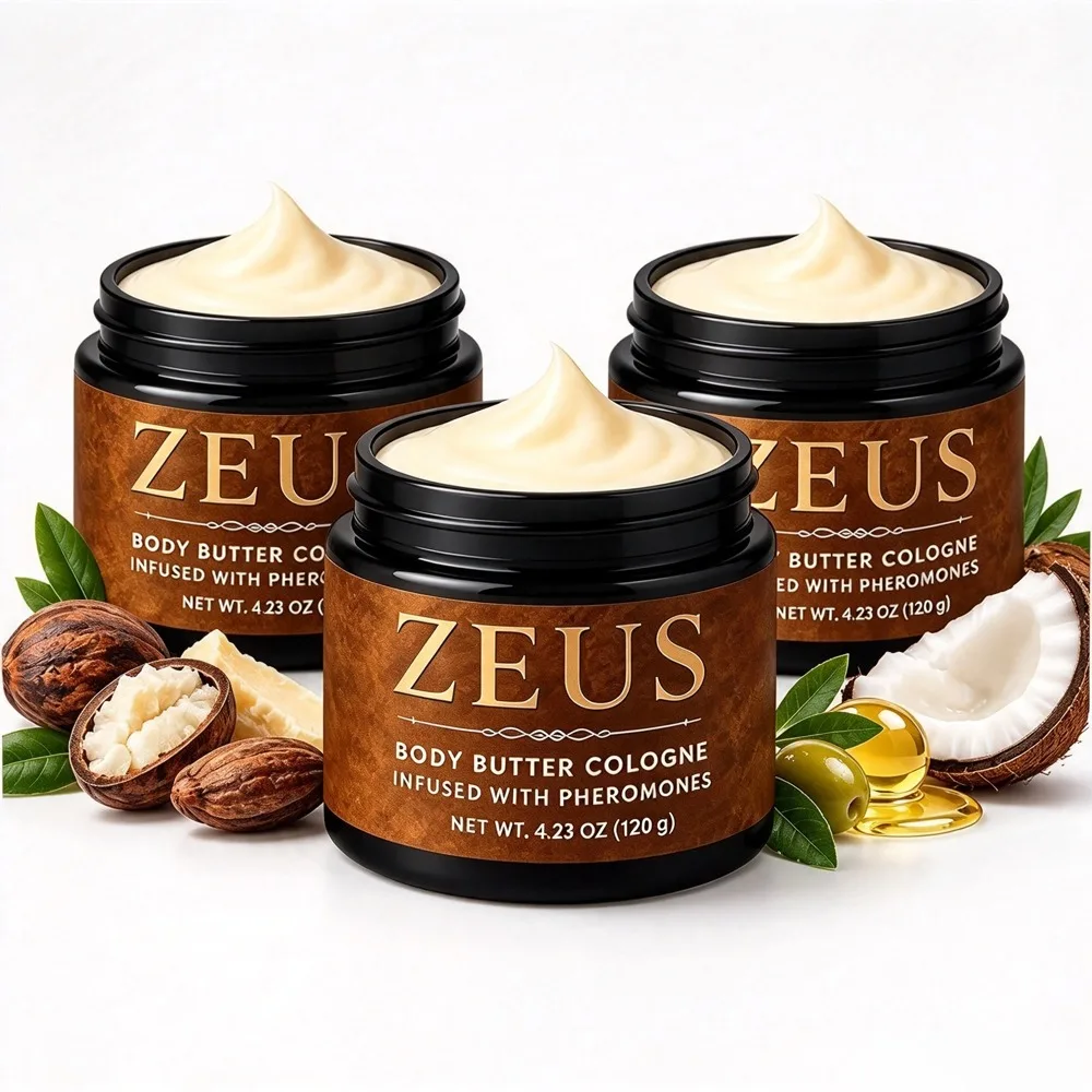 120g Zeus Body Butter Cologne Infused With Pheromone For Men Long-lasting Fragrance Nourishing Skin Brand Male Body Moisturizer