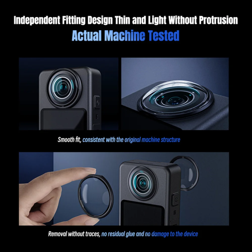 Startrrc protetor de lente capa para dji osmo 360 panorâmica lente da câmera guardas anti-risco protetor de lente tampa acessórios da câmera