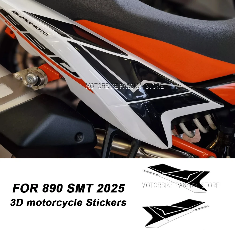 

For 890 SMT 890smt 890SMT 2023-2025 Motorcycle Accessories Waterproof Protective Sticker 3D Epoxy Resin Protective Sticker