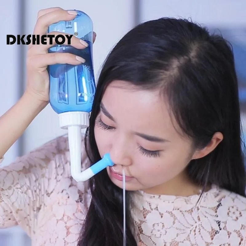 500ML Nasal irrigator waterpulse Rinse Bottle Nasal Wash Cleaner Nose Protector Avoid Allergic Rhinitis Adults Children Neti