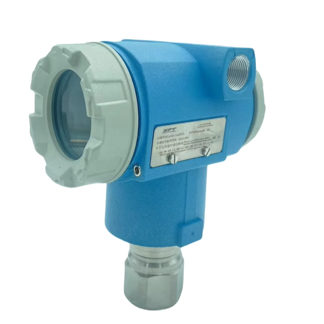 مقياس تدفق الغاز الهوائي الذكي مع أجهزة إرسال الضغط لعرض تعويض درجة الحرارة بالمتر الثانوي