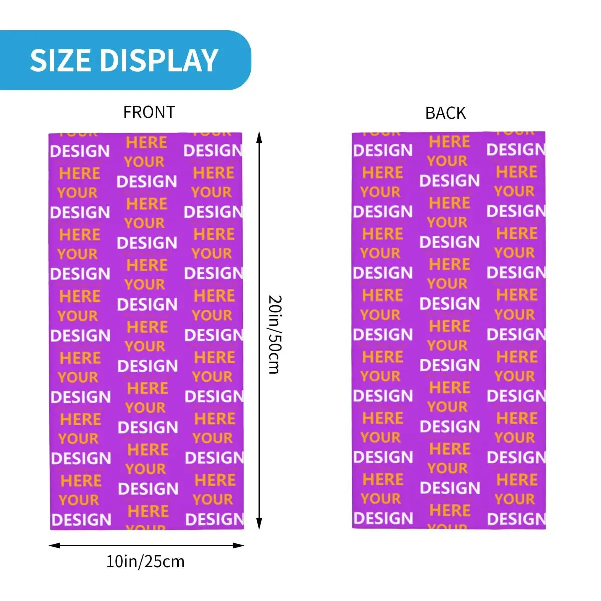Custom Your Design Here Neck Gaiter Women Men Windproof Winter Personalized Customized Logo Printed Bandana Scarf for Ski
