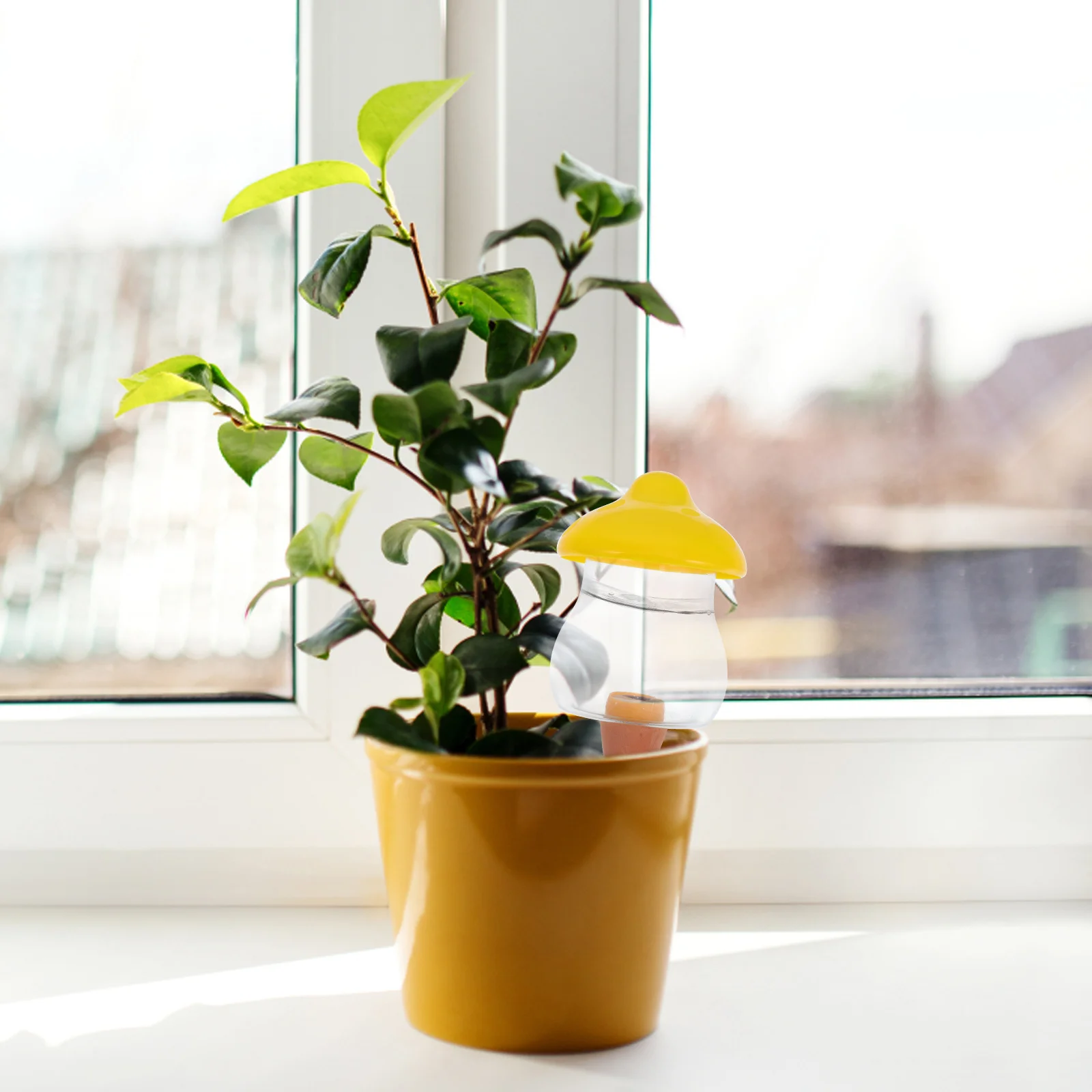 

Self Watering Dripper Automatic Plant Watering Dropper Easy Add Water for Vacation Daily Use Home Garden