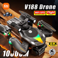 XIAOMI V188 Drone 4K HD Professional Aerial Dual Cameras Optical Flow Positioning Avoidance WIFI Brushless Motor GPS Quadcopter