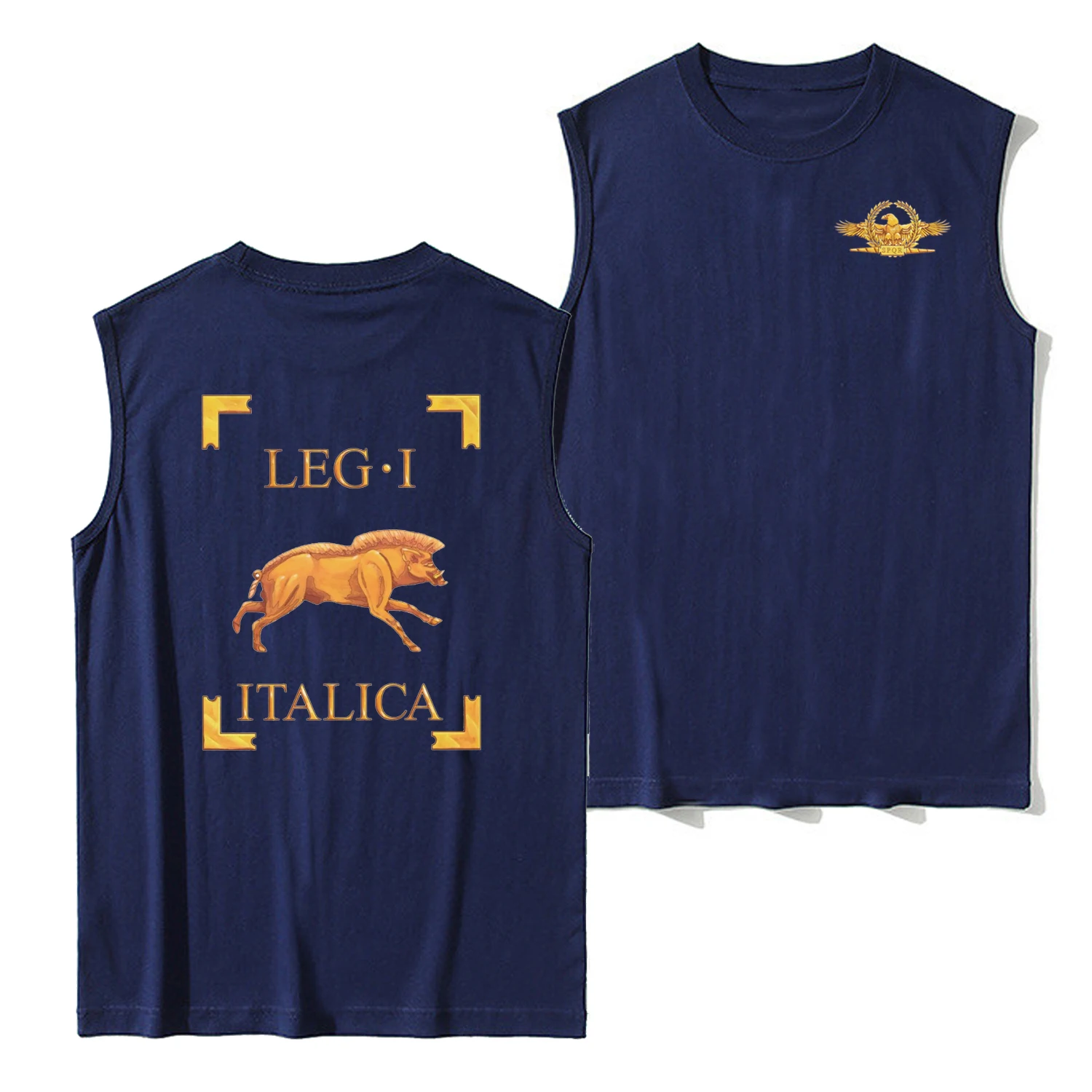 Legio I Italica Boar Symbol 1st Roman Legion Vexillum Tank Top New 100% Cotton O-Neck Casual Mens Vest Sleeveless T-shirt