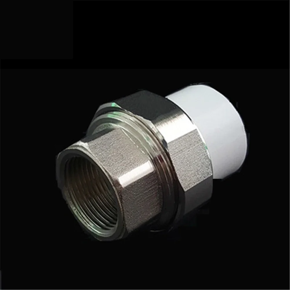 PPR Copper Live Joint Inner Wire 20 25 32 40 50 63 Inner Tooth Live Joint Thickened Water Pipe Reducer Pipe Fittings