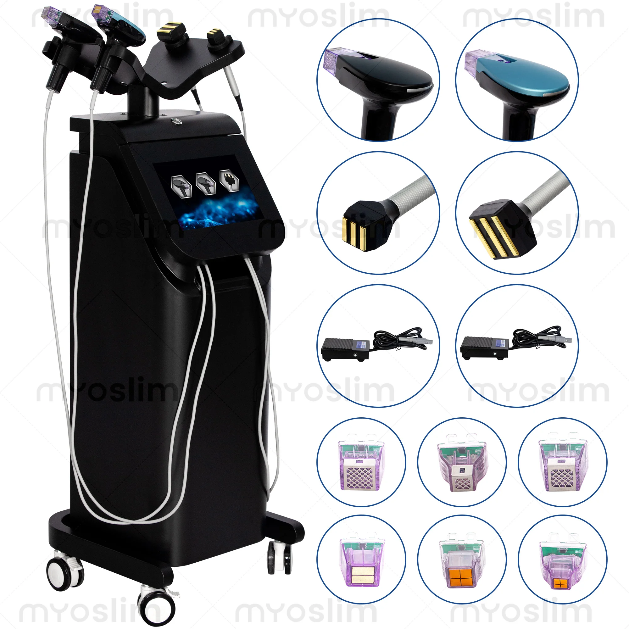 4 in 1 Morpheus8 Microneedling Facial Treatment Device Fractional RF Skin Tightening Anti-Aging Wrinkle Reduction Beauty Tool