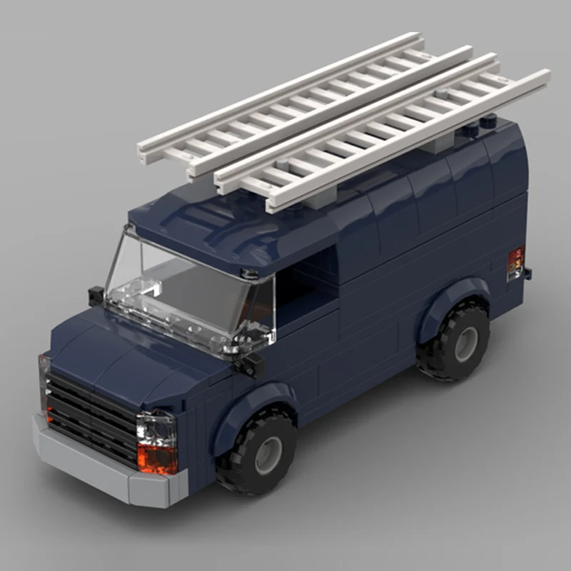 스피드 레이싱 카 모델 MOC 빌딩 블록 화가 전용 밴 모듈형 기술 선물 휴일 조립 어린이 장난감 세트