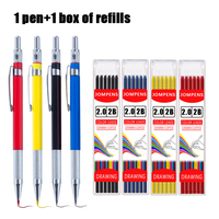 2.0MM four-color high-quality mechanical pencil with multi-color lead, art drawing design automatic pencil, note taking office s