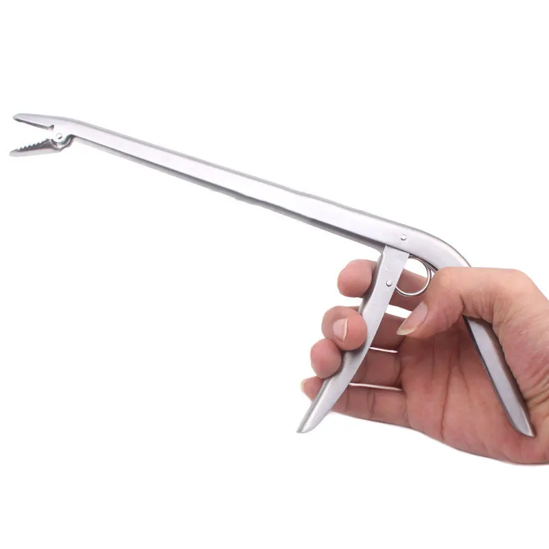 Stainless Steel Hook Remover Clamp Clip Pincers  Fish Mudskipper Sundries Pick-up Multifunctional Long Handle Pliers Hand Tool