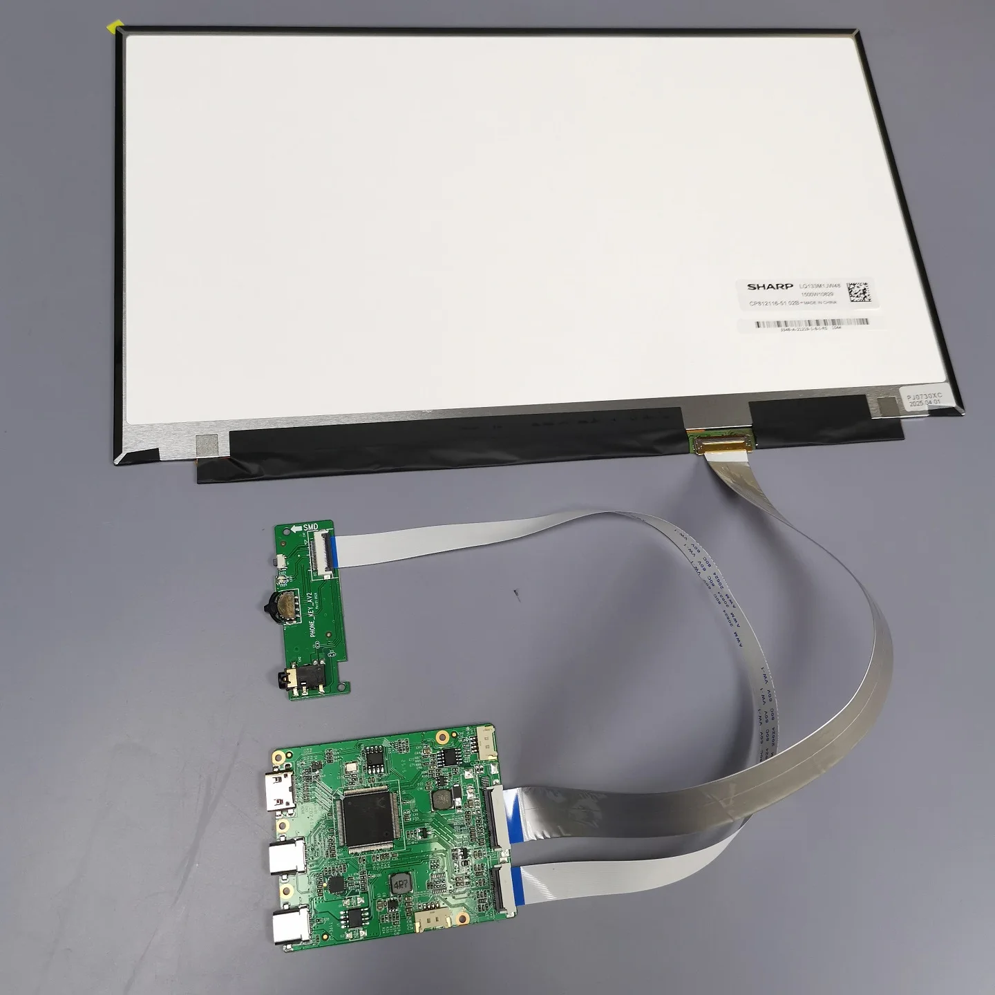 13.3-inch Touch Display Module Kit Type-C MiniHD One-Cable Solution Suitable for Project Development USB 5V Power Supply Option