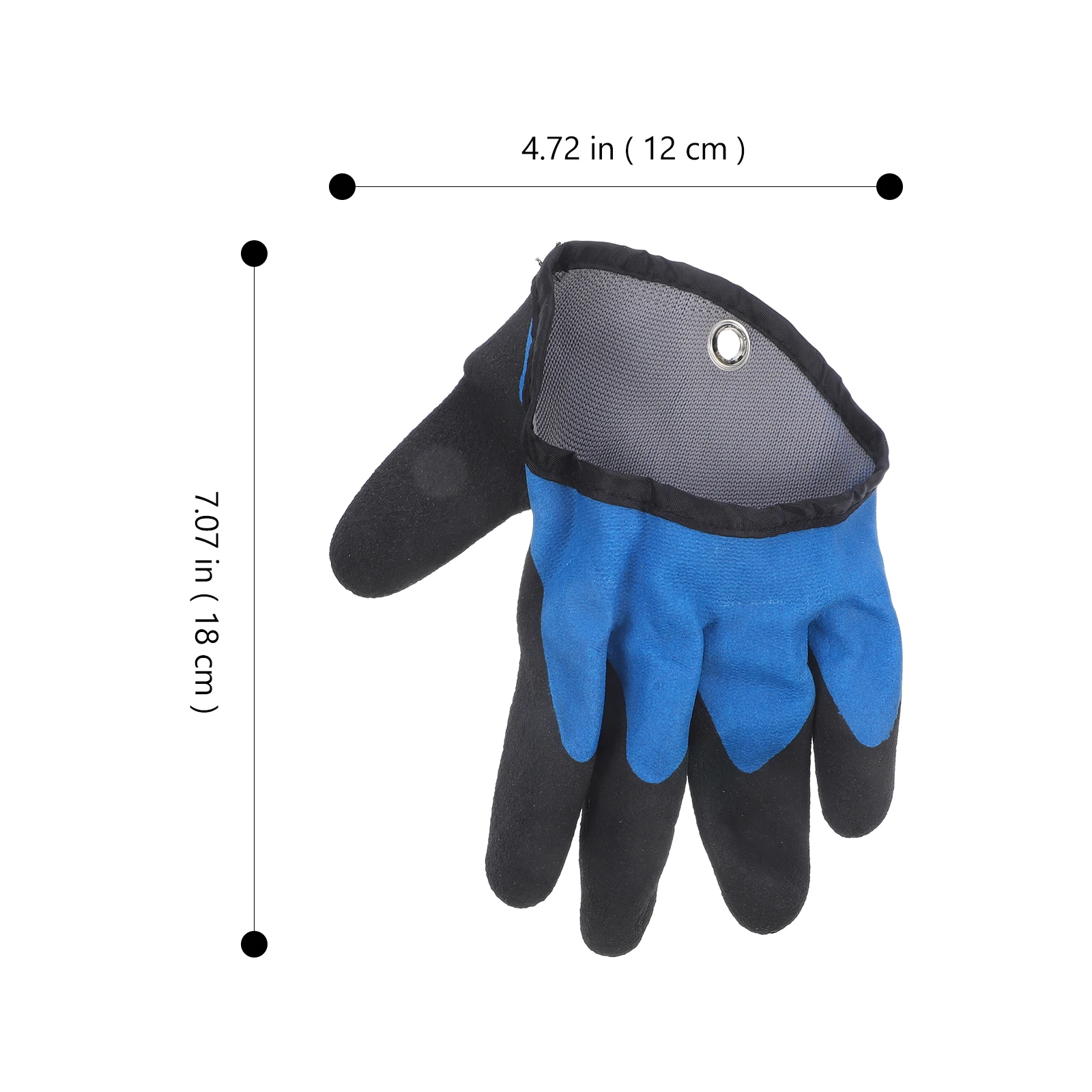 

Latex Gloves Fish Killing Non Slip Left H Plastic Protective om Durable Killing Fish Glove Safe Practical