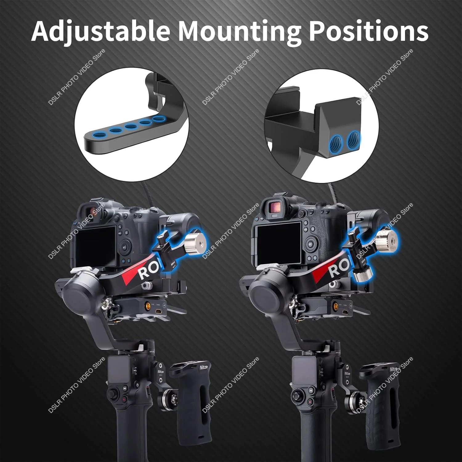 Nitze カウンターウェイトキット DJI RS 4 Pro/RS 4/RS 3 Pro/RS 3/RSC