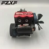 TOYAN FS L200AC 2 실린더 니트로 엔진 모델 7CC 4 스트로크 공랭식 엔진 모델 키트-OTTO 모터 버전 2
