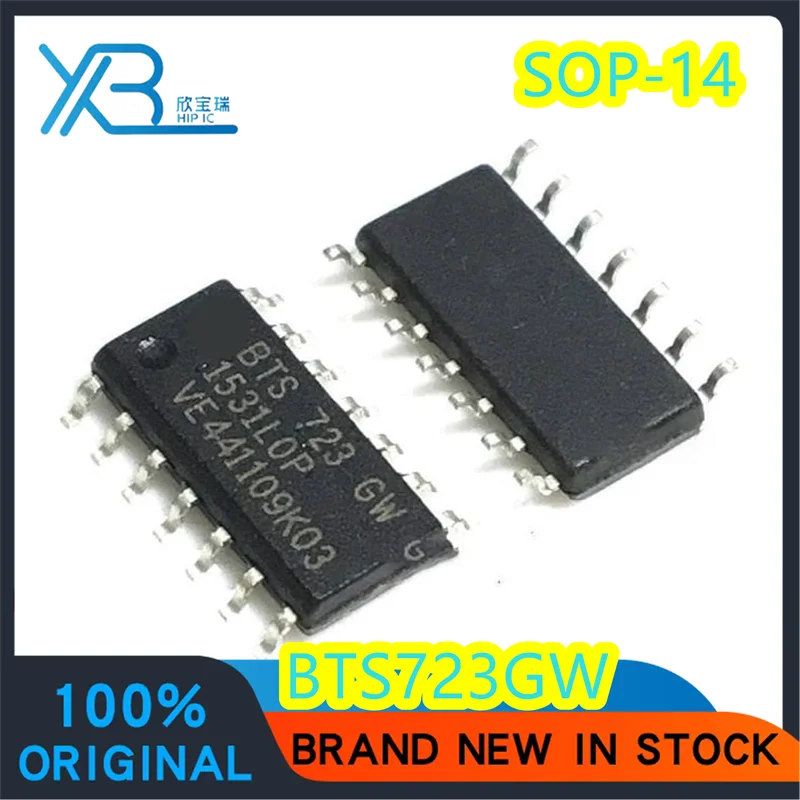 

(3/50 pieces) BTS723GW BTS723 bridge driver internal switch SMD SOP14 new quality original fast delivery