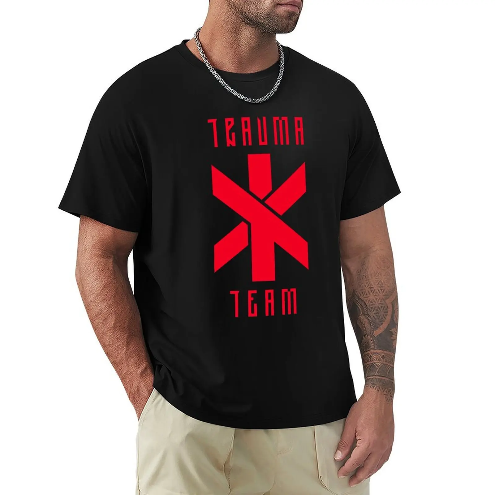

Cyberpunk Trauma Team T-Shirt oversize t-shirts man luxury t-shirt mens t shirt graphic