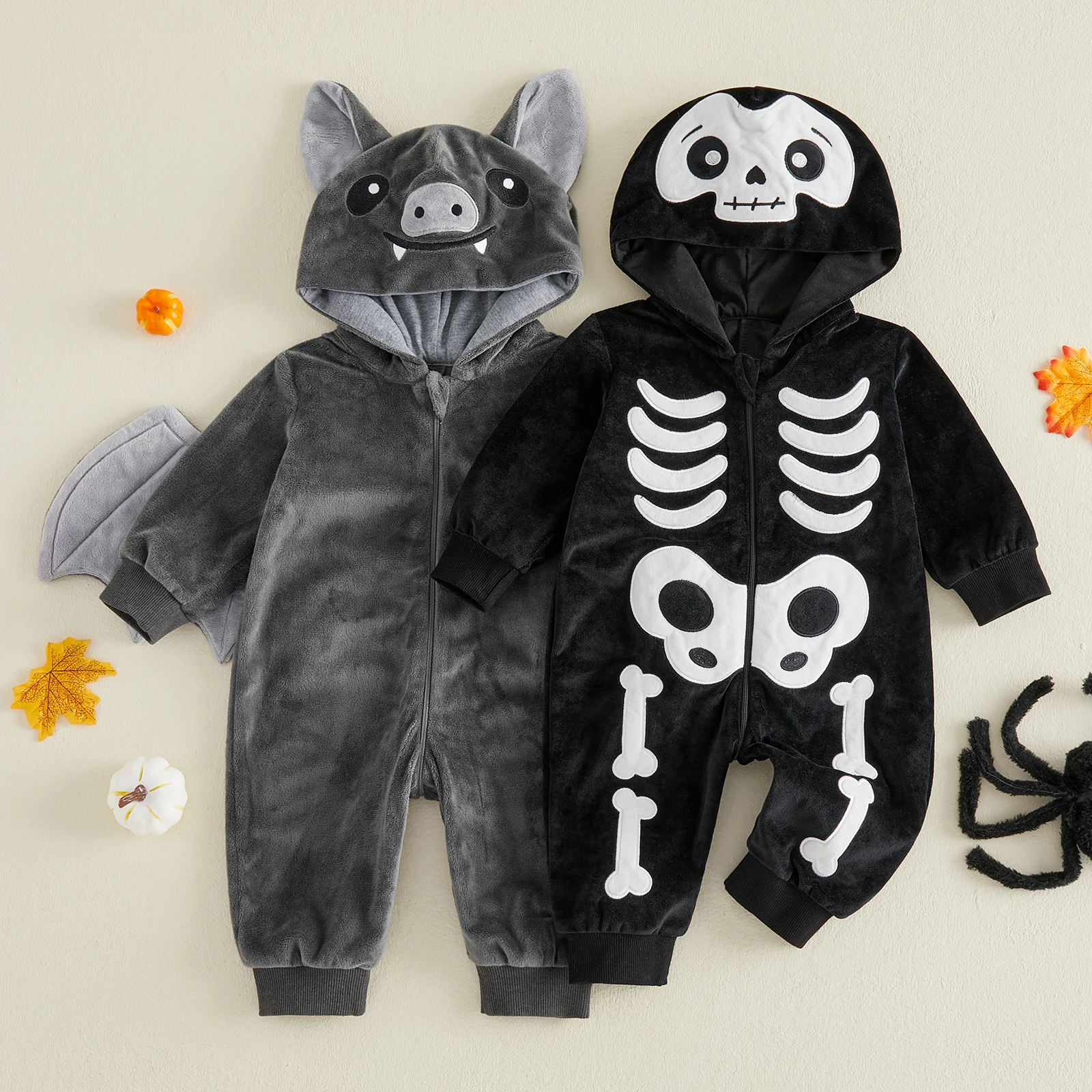 Baby Clothing Zip - Mono con capucha para bebé recién