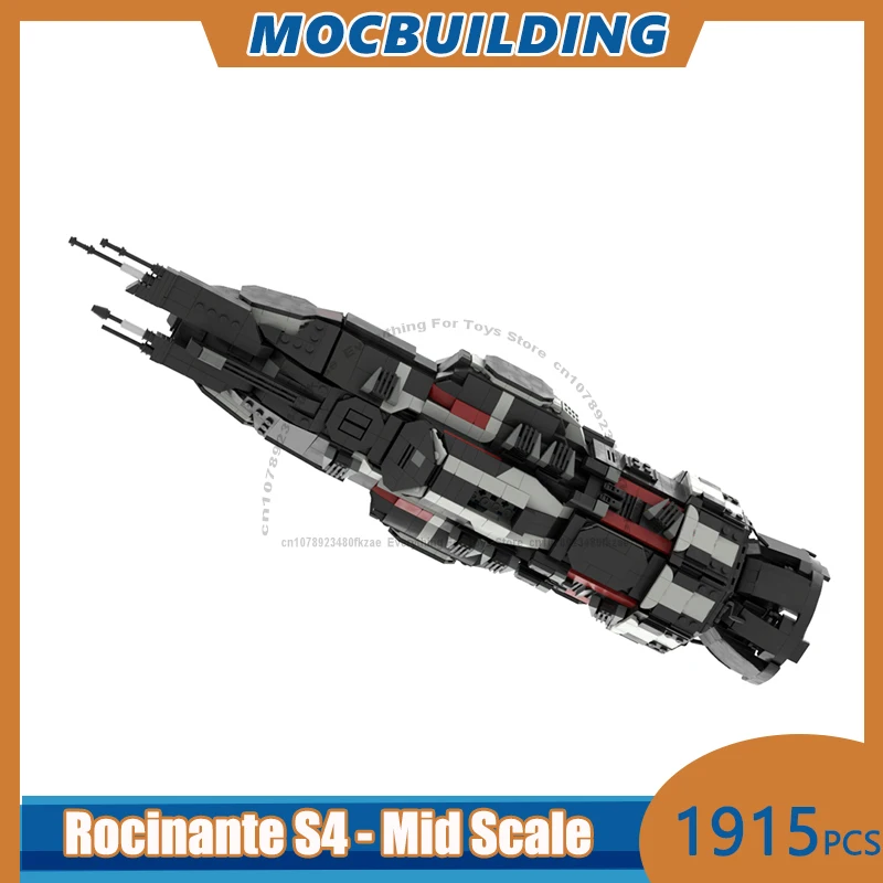 Rocinante S4 - กลางรุ่น MOC Building Blocks พื้นที่ DIY ประกอบอิฐคอลเลกชันจอแสดงผล Creative Xmas ของเล่นของขวัญ 1915PCS
