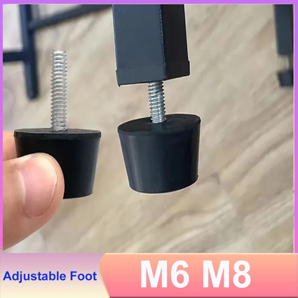 

M6 M8 Furniture Adjustable Foot With Screw Rod Foot Nail Anti Slip Sofa Foot Support Leg Hardware Shock Absorption Protection