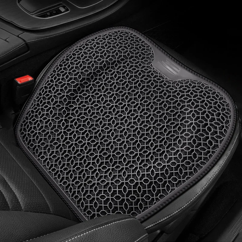 Summer Gel car seat cushion  Car Gel Cooling Seat Cushion 3D Honeycomb Cool Ice Silk Car Home Chair Cushion Ventilation sheet